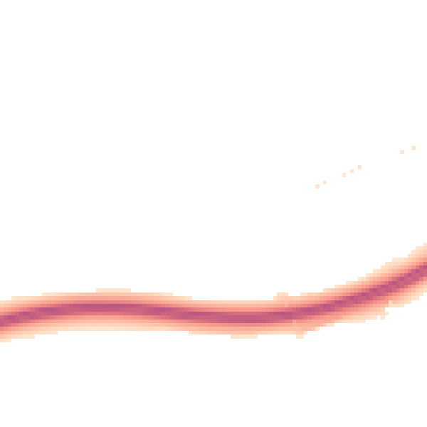 Night-time road noise heatmap for GU10 5NE