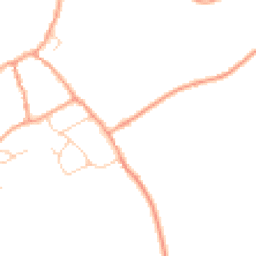 Daytime road noise heatmap for GU10 5PA