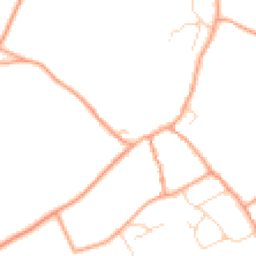 Daytime road noise heatmap for GU10 5PD