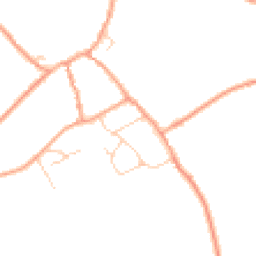 Daytime road noise heatmap for GU10 5PJ