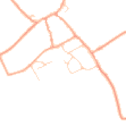 Daytime road noise heatmap for GU10 5PS