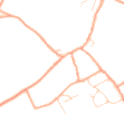 Daytime road noise heatmap for GU10 5PW