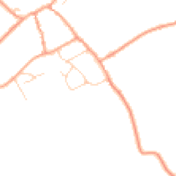 Daytime road noise heatmap for GU10 5QB