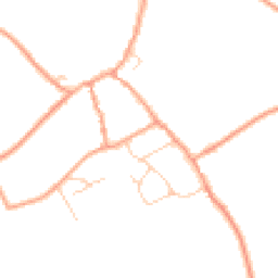 Daytime road noise heatmap for GU10 5QG
