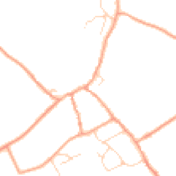 Daytime road noise heatmap for GU10 5QJ