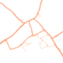 Daytime road noise heatmap for GU10 5QR
