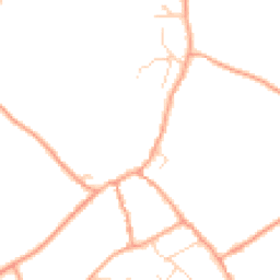 Daytime road noise heatmap for GU10 5QS
