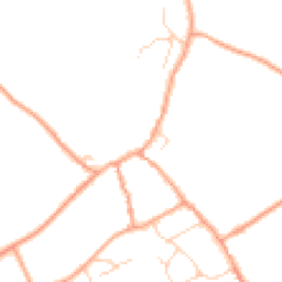 Daytime road noise heatmap for GU10 5QT