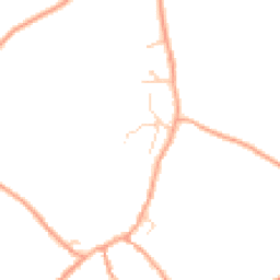 Daytime road noise heatmap for GU10 5RD