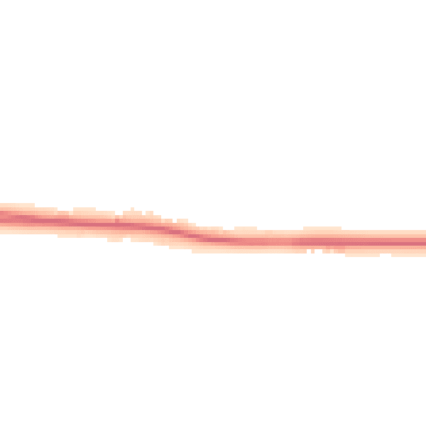 Night-time road noise heatmap for GU10 5RP