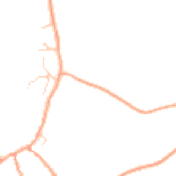 Daytime road noise heatmap for GU10 5SB
