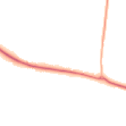 Night-time road noise heatmap for GU10 5TN