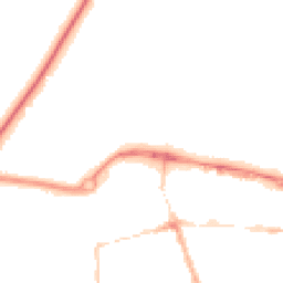 Night-time road noise heatmap for GU11 1AD