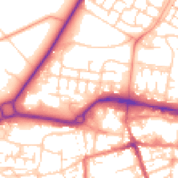 Daytime road noise heatmap for GU11 1AF