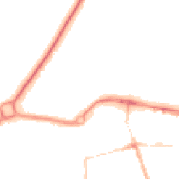 Night-time road noise heatmap for GU11 1AF