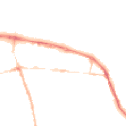 Night-time road noise heatmap for GU11 1BA