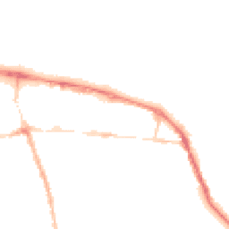 Night-time road noise heatmap for GU11 1BG