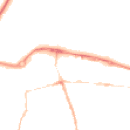 Night-time road noise heatmap for GU11 1BH