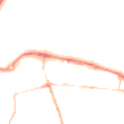 Night-time road noise heatmap for GU11 1DJ