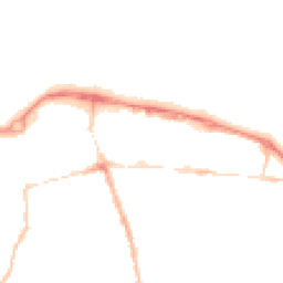 Night-time road noise heatmap for GU11 1EP