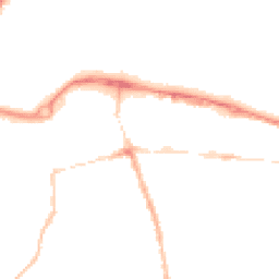 Night-time road noise heatmap for GU11 1EU