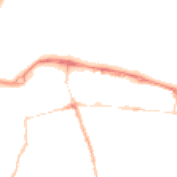 Night-time road noise heatmap for GU11 1EW