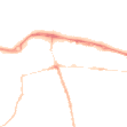 Night-time road noise heatmap for GU11 1EY