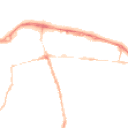 Night-time road noise heatmap for GU11 1FQ