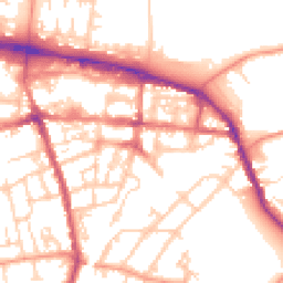 Daytime road noise heatmap for GU11 1HT