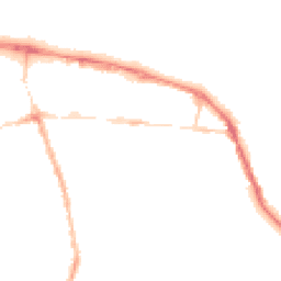 Night-time road noise heatmap for GU11 1HT