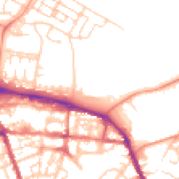 Daytime road noise heatmap for GU11 1QU