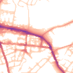 Daytime road noise heatmap for GU11 1TR