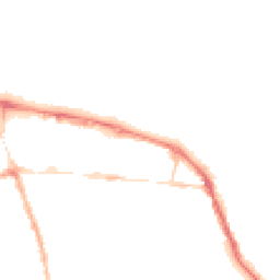 Night-time road noise heatmap for GU11 1TT