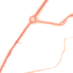 Night-time road noise heatmap for GU11 1YQ