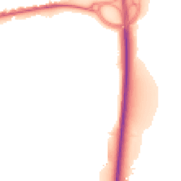 Night-time road noise heatmap for GU11 2EG