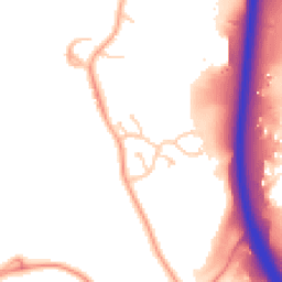 Daytime road noise heatmap for GU11 2PH