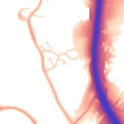 Daytime road noise heatmap for GU11 2PQ