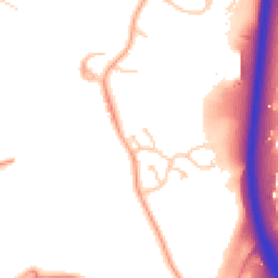 Daytime road noise heatmap for GU11 2PY