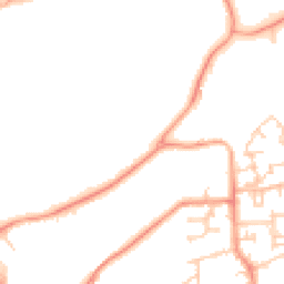 Daytime road noise heatmap for GU11 2QL
