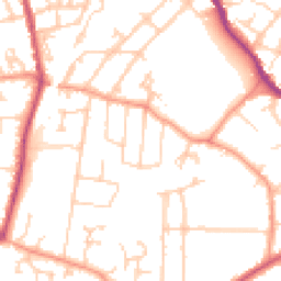 Daytime road noise heatmap for GU11 3HH