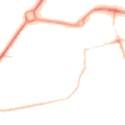 Night-time road noise heatmap for GU11 3LG