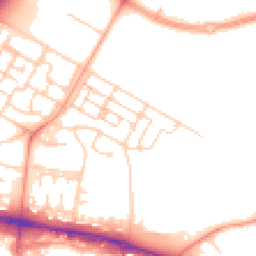 Daytime road noise heatmap for GU11 4AT
