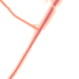 Night-time road noise heatmap for GU11 4DD