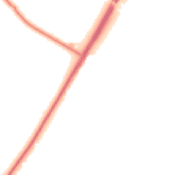 Night-time road noise heatmap for GU11 4DE