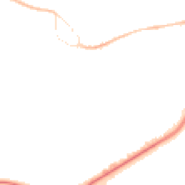 Night-time road noise heatmap for GU14 0AT