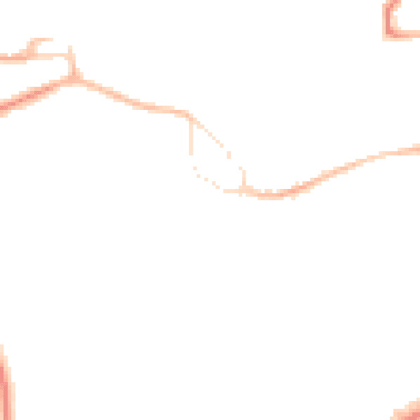 Night-time road noise heatmap for GU14 0BG