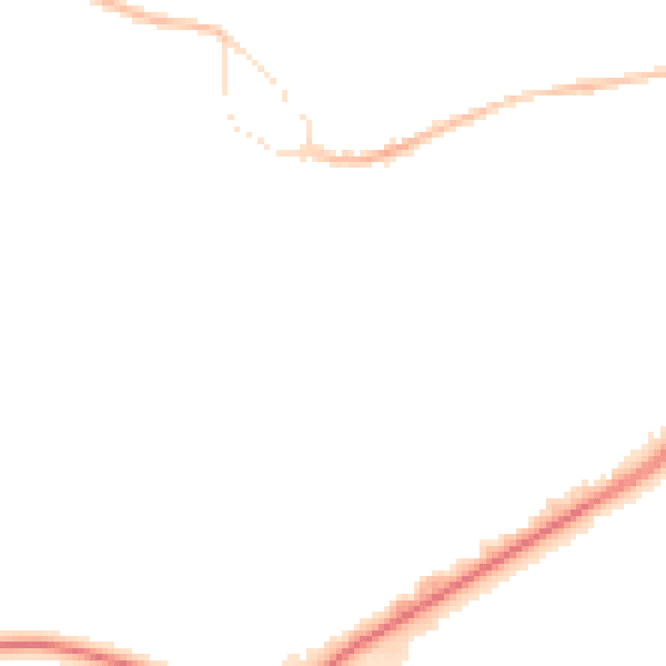 Night-time road noise heatmap for GU14 0BQ