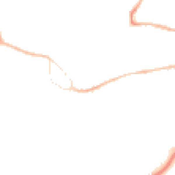 Night-time road noise heatmap for GU14 0ES