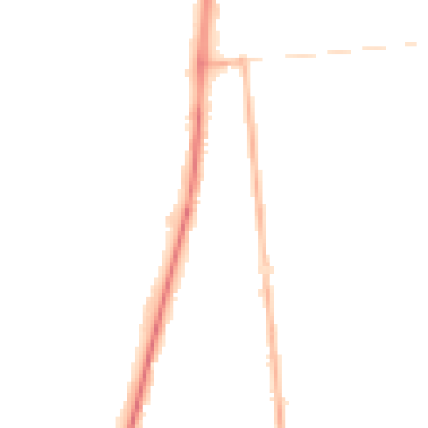 Night-time road noise heatmap for GU14 6RW