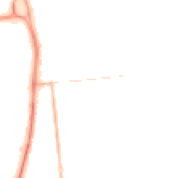 Night-time road noise heatmap for GU14 6SJ
